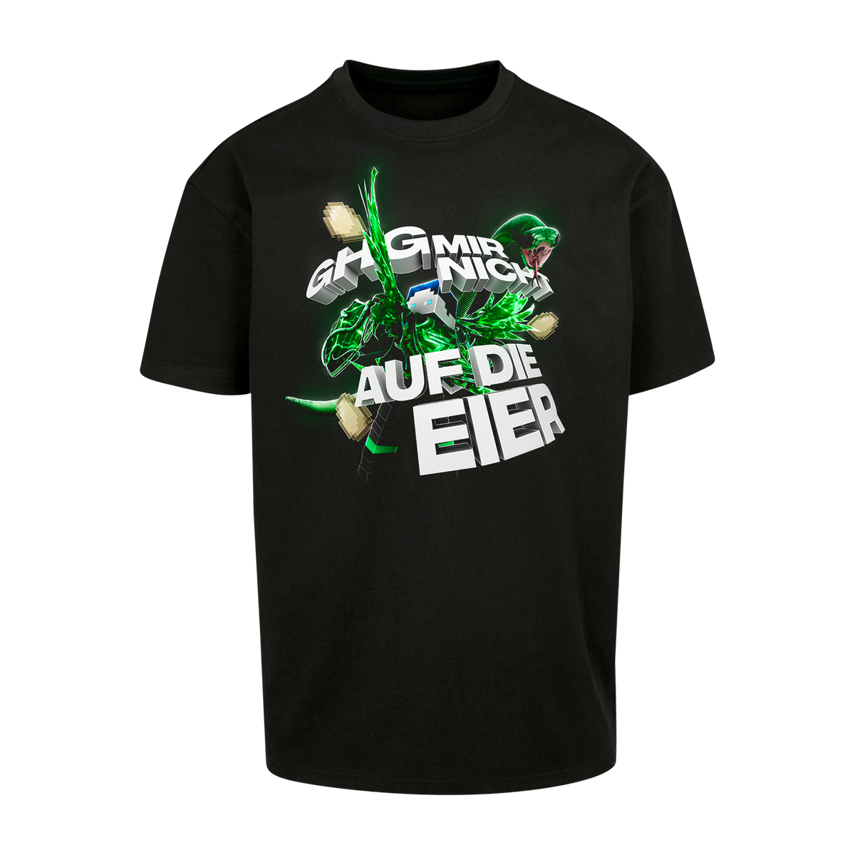 BastiGHG - GHG Mir nicht auf die Eier Green - T-Shirt