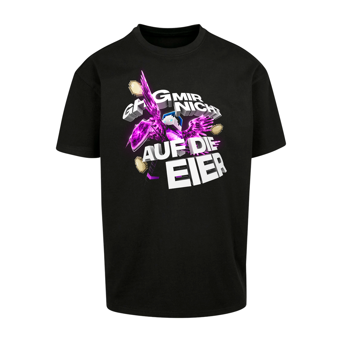 BastiGHG - GHG Mir nicht auf die Eier Lila - T-Shirt